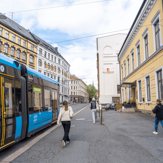 Utenfor Akademiet VGS oslo.