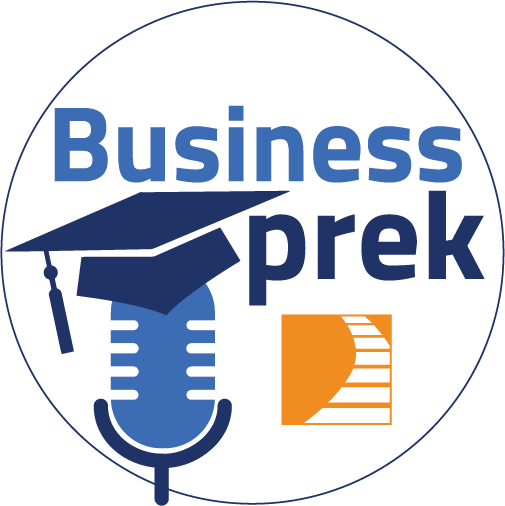 Logo podcasten business pek