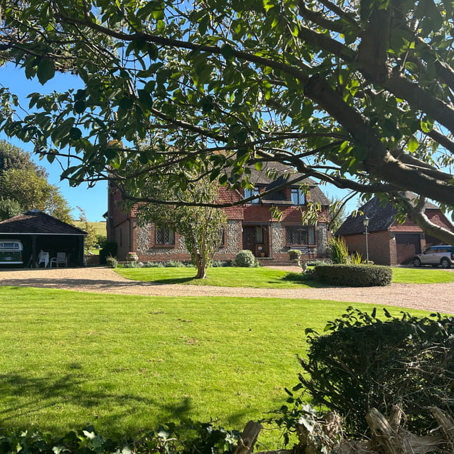 En grønn park i England